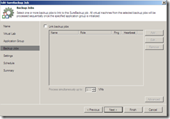 Veeam SureBackup Job settings back-up jobs