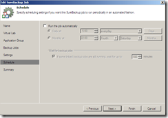 Veeam SureBackup Job settings run settings