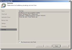 Veeam SureBackup Job settings roundup.