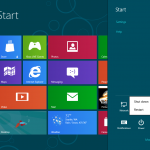 how to shutdown or restart windows8