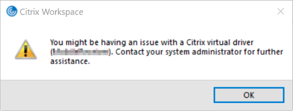 Citrix Workspace Slow